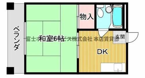シルバーハイツ【502号室】の間取り
