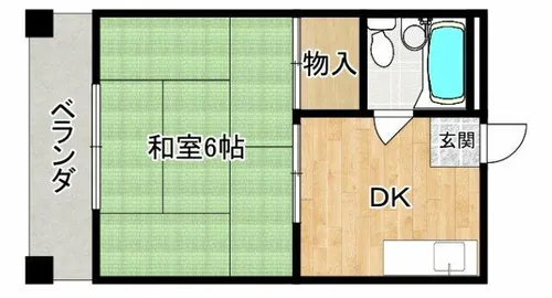 シルバーハイツ【503号室】の間取り