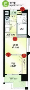 NO.55 ORIENTBLD【6階】の間取り
