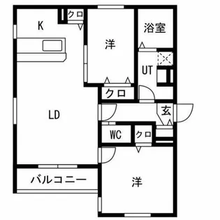 RUSCELLO守山【303号室】の間取り