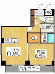 ペコラ広小路【1001号室】の間取り