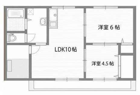 アビタシオン町田【103号室】の間取り