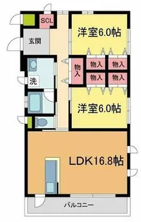 キセラコードI【2階】の間取り