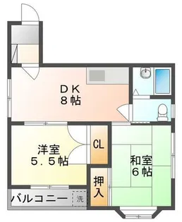 エスパレス【1階】の間取り