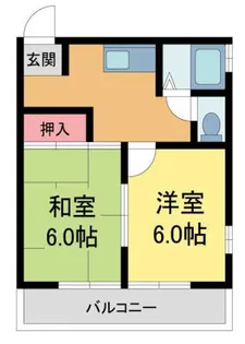 プチシャルマン西宮東【302号室】の間取り