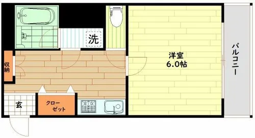メゾンレッシュ【3階】の間取り