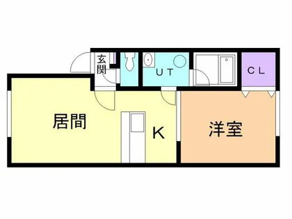コスモXI【202号室】の間取り