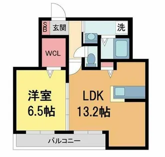 サカセ川ハイツA【103号室】の間取り