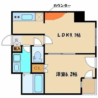 シーサⅩ【7階】の間取り