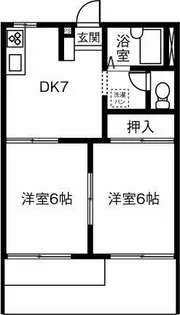 フォレスト林島【202号室】の間取り