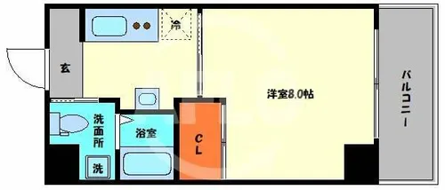 JJ COURT 波除【2階】の間取り