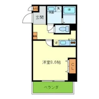 ル セルクル【3階】の間取り