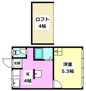 チョコブラック【202号室】の間取り