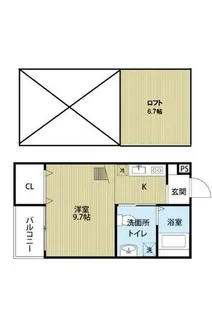 Olive(オリーブ)【2階】の間取り