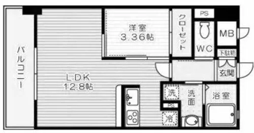 GALA PLATINUM COURT【402号室】の間取り
