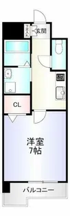 Bergamotto片野駅前【7階】の間取り