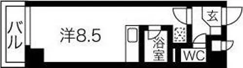 グランヒルズ【2階】の間取り