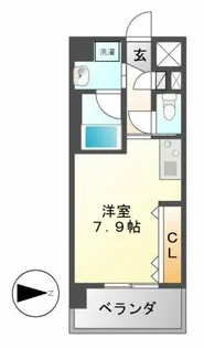 エスポアール泉【4階】の間取り