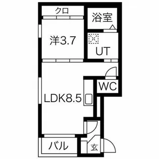 jolie maison 2【3階】の間取り