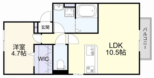 セジュールシャンテ【202号室】の間取り