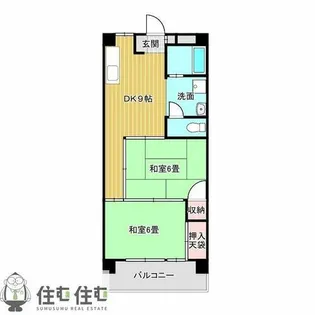 第2コーポみのる【306号室】の間取り