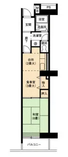 神宮東パークハイツ【1階】の間取り