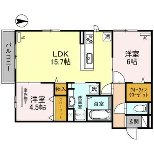 大阪府堺市西区鳳北町8丁【アパート】の間取り