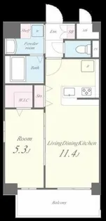 サンビーム三萩野駅【2階】の間取り
