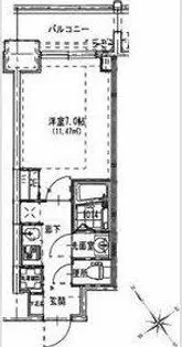 S-RESIDENCE都島【4階】の間取り