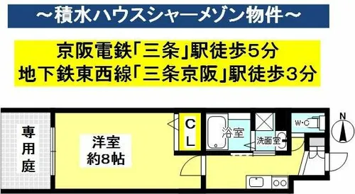 エル菊鉾【1階】の間取り