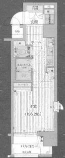 プレサンス大手前パークサイドⅡ【2階】の間取り