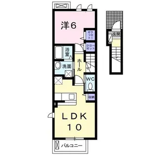 シエロ.ガーデン.ツダ B【2階】の間取り