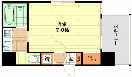 ディナスティ福島【6階】の間取り