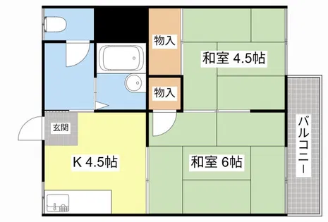 リバーサイドビラⅠ【201号室】の間取り