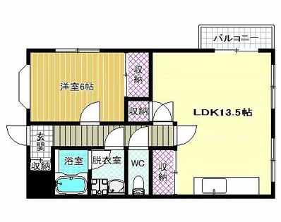 山本マンション【2階】の間取り