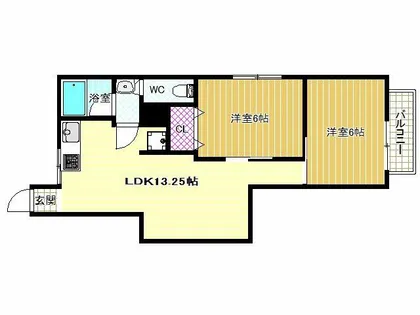 辻清マンション【3階】の間取り