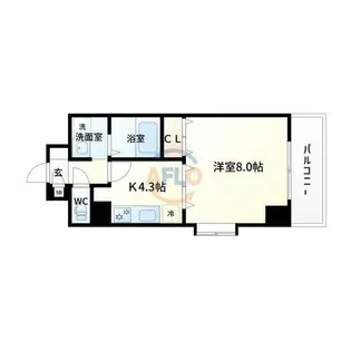 サンパティーク【7階】の間取り