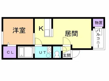 センタービレッヂ【202号室】の間取り