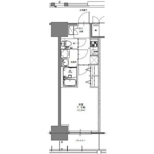 S-RESIDENCE浅間町駅前axial【2階】の間取り