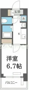 ライジングコート梅田サンライズ【8階】の間取り