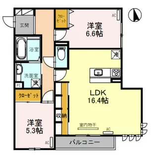 Cielo Stellato【3階】の間取り