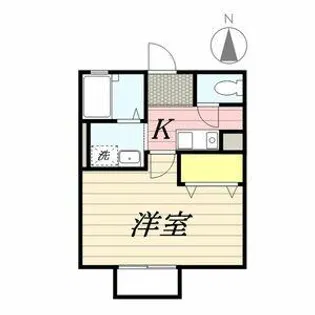 ジュネス春田野【1階】の間取り