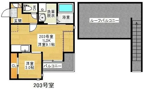 Grandtic Vida Mizuho【2階】の間取り