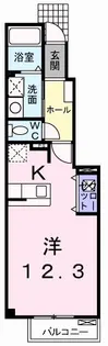 カーサ プラシードA【1階】の間取り