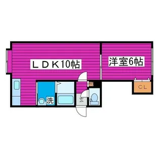 ベルツリーⅢ【B201号室】の間取り