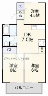 セジュールトヨダ【201号室】の間取り