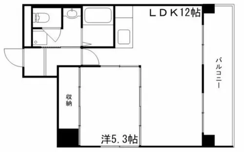 大栄・十二所前レジデンス【10階】の間取り