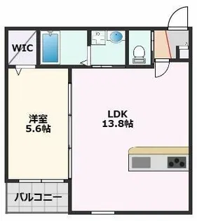 Laviere ESAKA【3階】の間取り