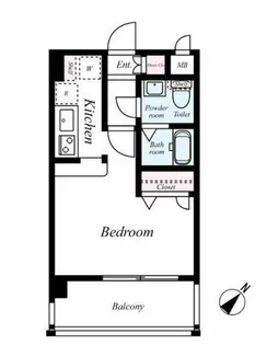 ピュアドームステイツ博多【402号室】の間取り