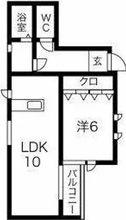 サンティール【202号室】の間取り